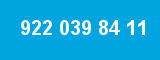 922 039 84 11 922 039 84 11
